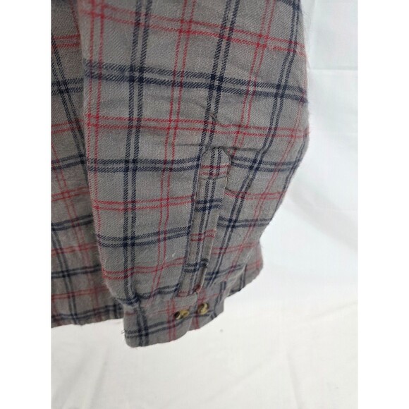 Vintage Ozark Trail Quilted Flannel Paid Button Up Men’s 2XL Hunting Lumberjack - Picture 4 of 7